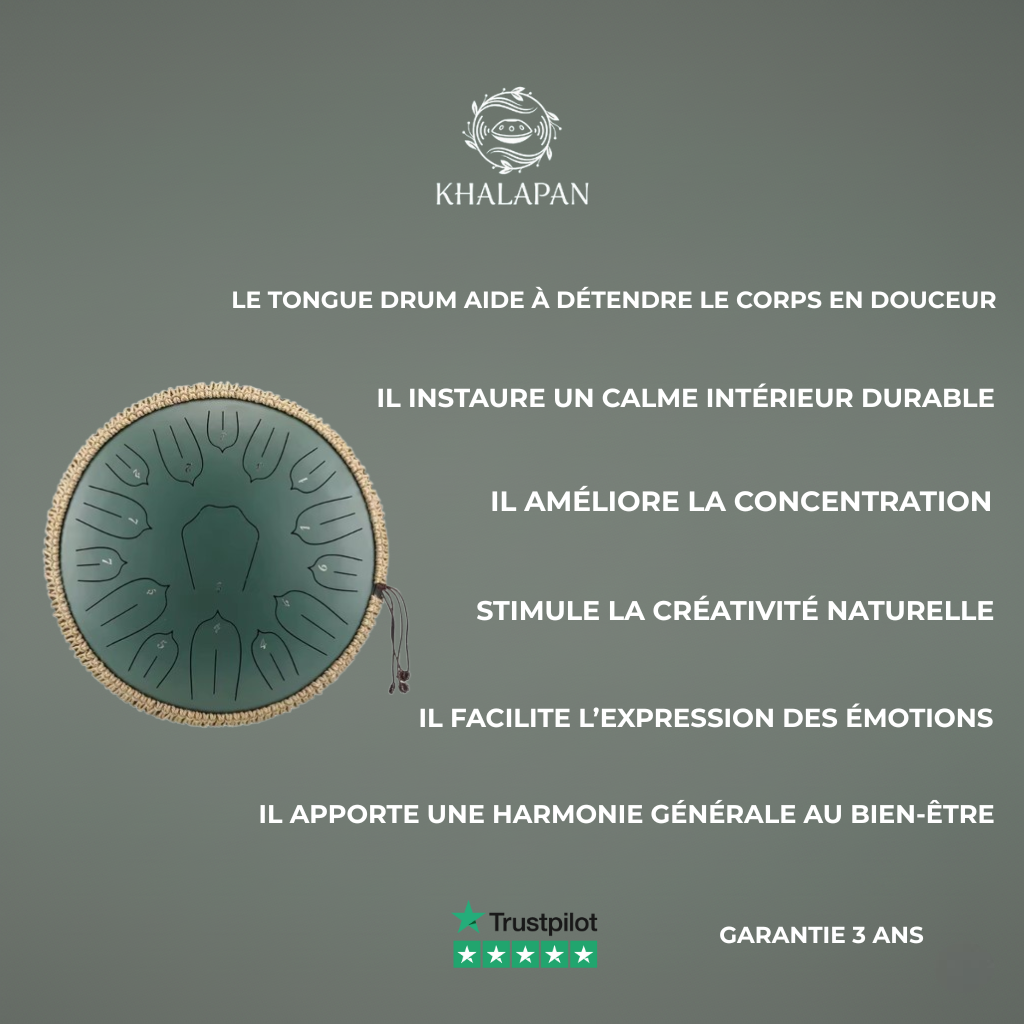 Tongue Drum Rêve Éthéré - Khalapan