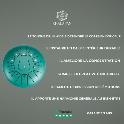 Tongue Drum Énergie Pure - Khalapan